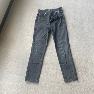 madewell straight vintage jeans